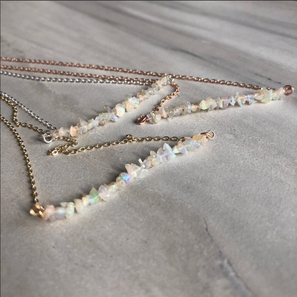 Raw Opal Necklace